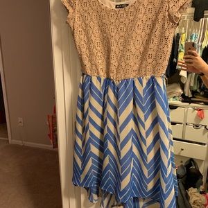 Junior/teen hi-low dress